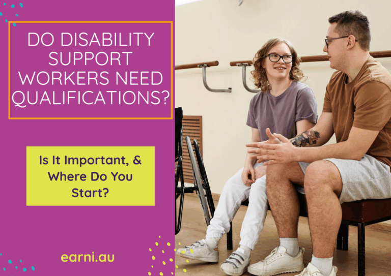 Is it important for disability support workers to have qualifications?