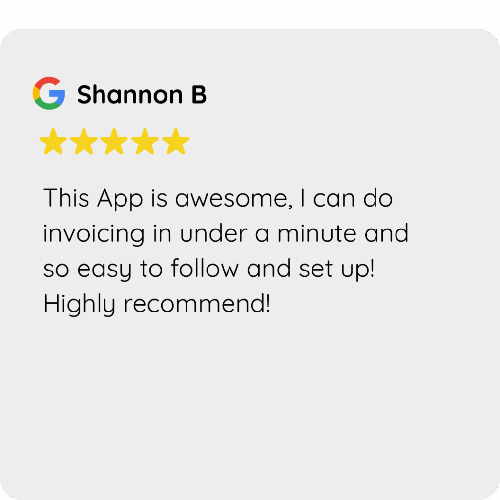 Google review Earni mobile app support worker provider NDIS disability support tax small business admin invoicing program