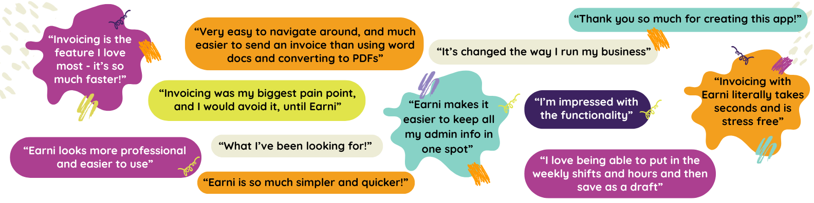 eARNI NDIS Support worker provider software app sole traders small business accounting invoicing program
