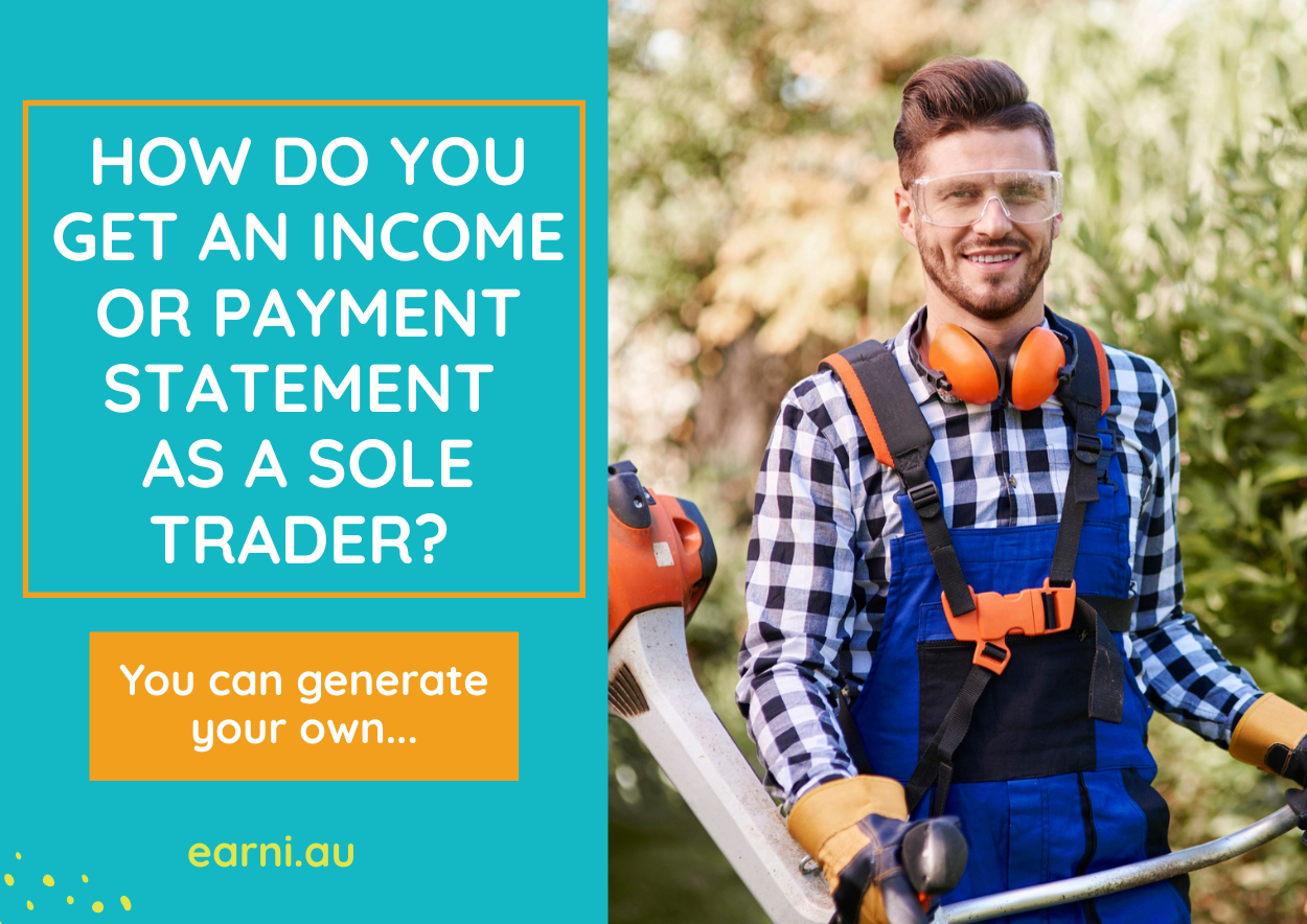 How Do You Get an Income or Payment Statement as a Sole Trader?